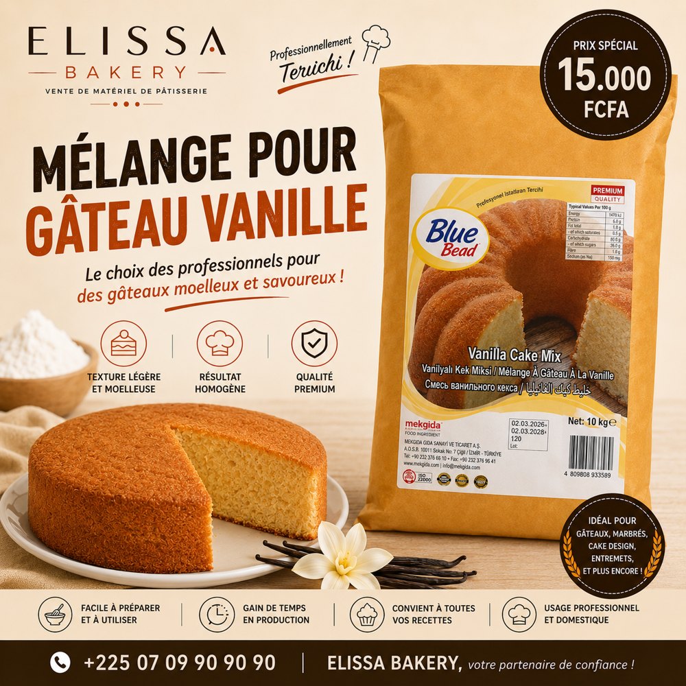 Mélange pour gâteau vanille